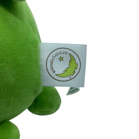 Claires Green Triceratops Dinosaur Super Puffed Plush Toy Animal Adventure NEW - Picture 3 of 6